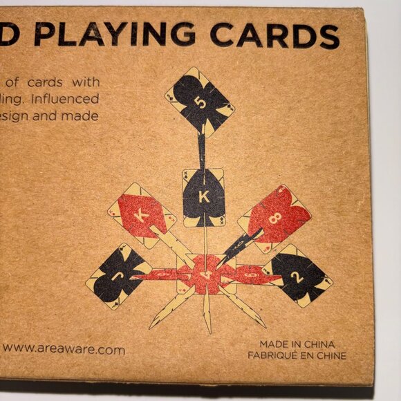 Donald Corey Areaware Plywood Playing Cards – Birch Wood Deck – New in Box - Picture 9 of 11
